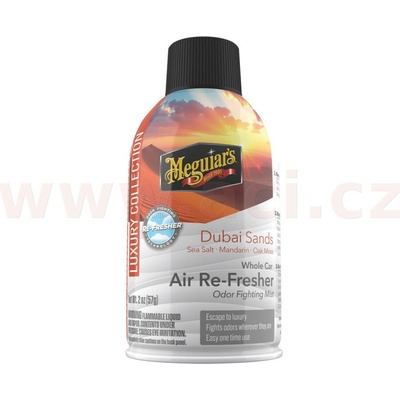 Meguiar's Whole Car Air-Refresher, Dubai Sands pohlcovač pachů + osvěžovač vzduchu, vůně Dubai Sands 57 g