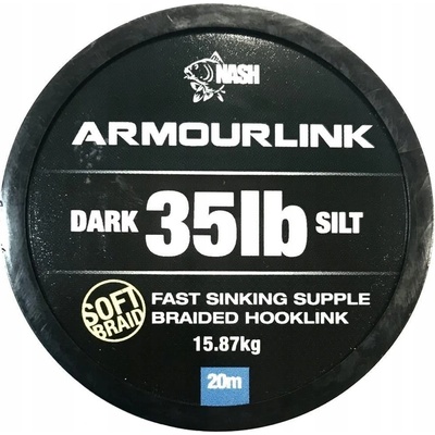 Kevin Nash šňůra Armourlink 20m 35lbs Silt