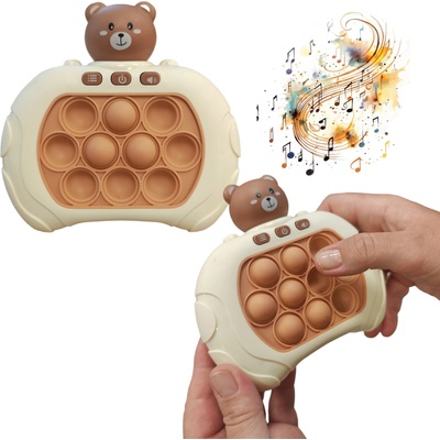 Lebula Pop it medvídek svítí