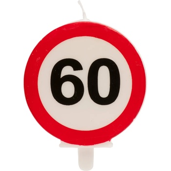 Image 1 of Dekora Свещ за рожден ден - 60