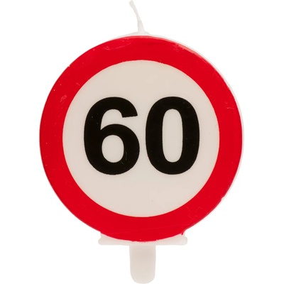 Dekora Свещ за рожден ден - 60