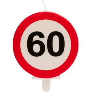 Dekora Свещ за рожден ден - 60
