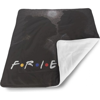 Sablio Detská deka pre bábätko Seriál přátelé FRIENDS Polibek