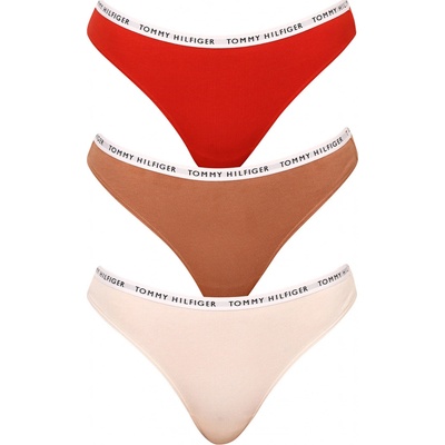 Tommy Hilfiger 3PACK dámske tangá viacfarebná UW0UW02829 0R2