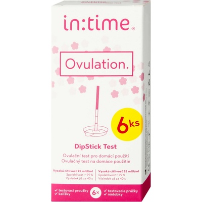 InTime Ovulačný test Intime Ovulation DipStick Test 6 ks