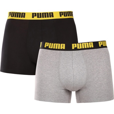 PUMA Пакет от два - мъжки боксерки Puma многоцветни Puma | Cheren Siv Mnogotsveten | МЪЖЕ | XL