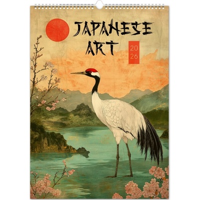 NOTIQUE Nástenný Vintage plagáty japonské umenie 33 x 46 cm 2026