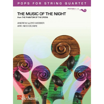 The Music of the Night from The Phantom of the Opera Fantom opery noty pro smyčcový kvartet – Hledejceny.cz