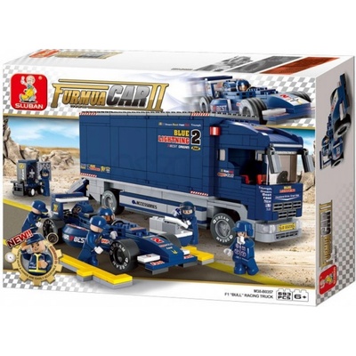 Sluban B0357 Formule F1 s přepravním náklaďákem