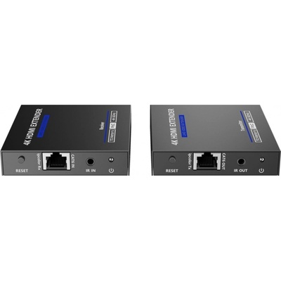 PremiumCord HDMI 2.0 extender na 70m přes Cat6/Cat6A/Cat7, Ultra HD 4kx2k@60Hz khext70-7