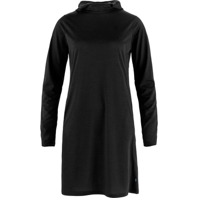 Fjällräven Дамска рокля Fjällräven Women's Abisko Sun-Hoodie Dress - Black (134-1680-0113)