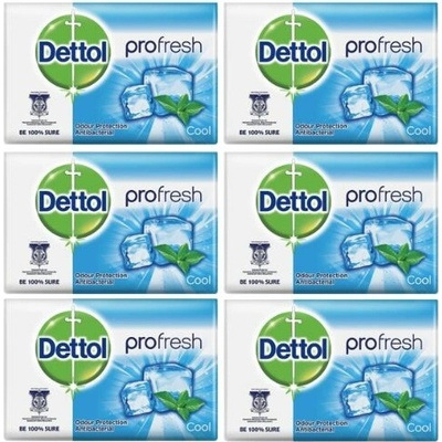 Dettol antibakteriálne pevné mydlo 6 x 100 g cool