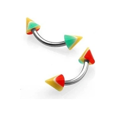 Šperky4U piercing do obočí rasta OB01128-1208