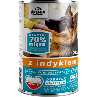 Frendi Adult kúsky v jemnej omáčke s morčacím mäsom 1250 g