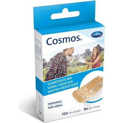 COSMOS Universal vodeodolná náplasť na rany, 2 veľkosti 20 ks