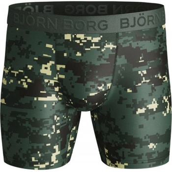 Björn Borg Мъжки боксерки Björn Borg Shorts Per BB Digital Woodland 1P - Зелен