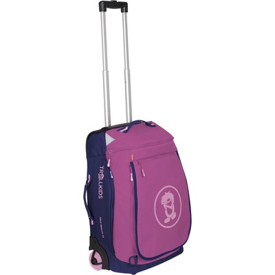 Trollkids Детска куфар с колела Trollkids Kid's Oslo Trolley Luggage - Mallow Pink / Violet Blue / Wild Rose - размер One Size (510-6615-0211)