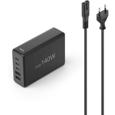 Hama 00201978 зарядно за мобилни устройства Ноутбук, Външно зарядно, Смартфон, Таблет Черен Променлив ток (AC) Бързо зареждане На закрито (201978)