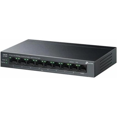 TP-Link LiteWave switch LS109P (9x100Mb/s, 8xPoE+, 63W, fanless)