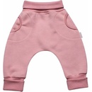 MKcool Tepláčky rostoucí BAGGY z počesané teplákoviny MK2338 latté