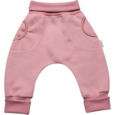 MKcool Tepláčky rostoucí BAGGY z počesané teplákoviny MK2338 růžová