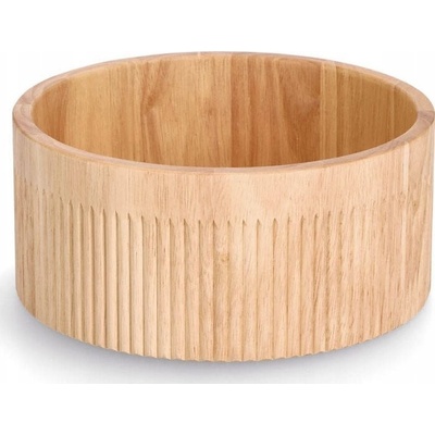 Zeller Cylindrická miska s prúžkami bambus 27 x 12 cm