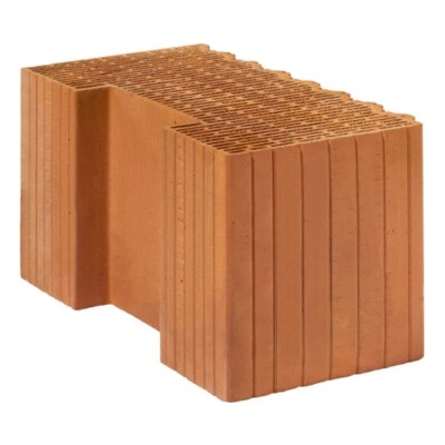 Cihla broušená koncová Porotherm 50 EKO+ Profi Dryfix K P8 500×250×249 mm