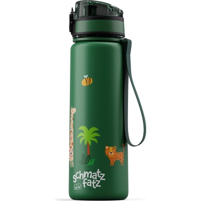 Klarstein schmatzfatz, бутилка за пиене, спортна бутилка, 500 мл, 24 см, тритан (SMF5-GreenJung-500ml) (SMF5-GreenJung-500ml)