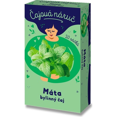 Leros Bylinný čaj Čajová náruč máta 20 x 1,5 g