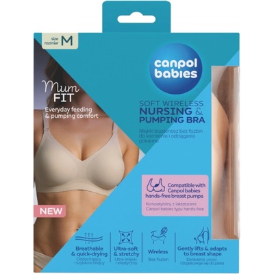 Canpol Сутиен за бременност и кърмене Canpol - Размер М (78/014C)