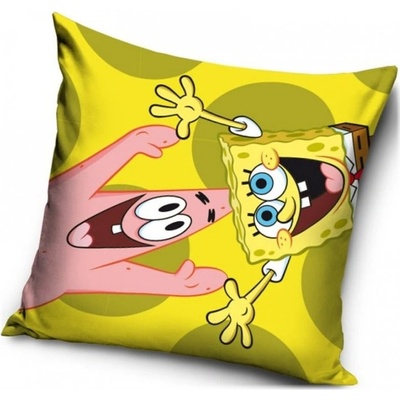 Carbotex vankúš SpongeBob a Patrick 40x40