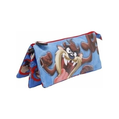 Looney Tunes Penál 3 kapsy - Tasmanian Devil