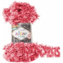 Vlna Alize Puffy Fur Tmavo ružová 6115