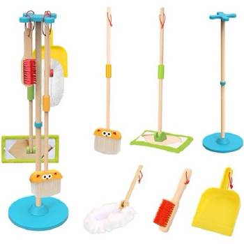 Image 1 of Tooky Toy Дървен комплект за почистване Tooky toy (108996)