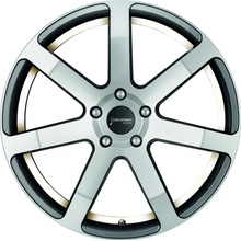 Corspeed Challenge 9x21 5x120 ET40 gunmetal polished trim white