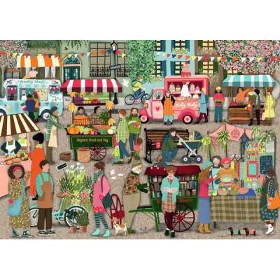 Ravensburger - Puzzle Street Market - 1 000 piese