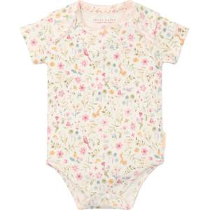 Little Dutch Бебешко боди с къс ръкав Little Dutch Fairy Garden - 56 cm, 1-2 м (CL25220003) - baby