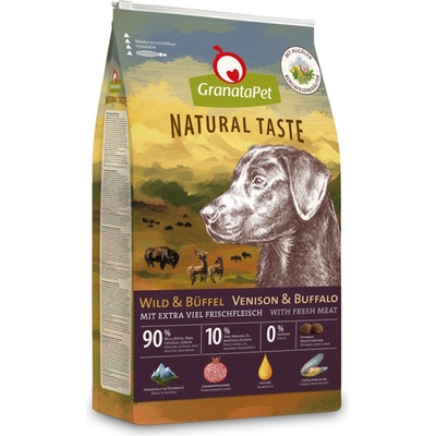 GranataPet 12kg суха храна за кучета Natural Taste Wild & Buffalo Granatapet