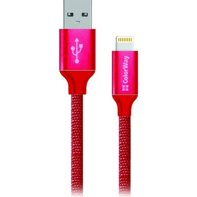 Colorway CW-CBUL004-RD USB - LIGHTNING, 1m