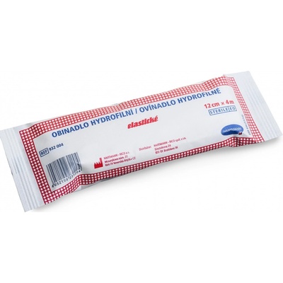 Ovínadlo hydrofilné elastické sterilné 12 cm x 4 m 1×1 ks