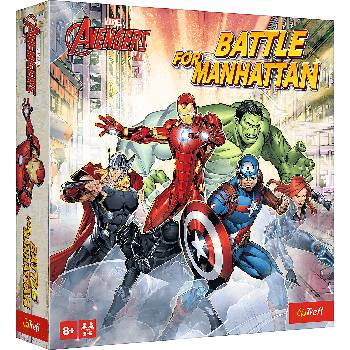 Trefl Настолна игра Marvel: Battle for Manhattan - Детска