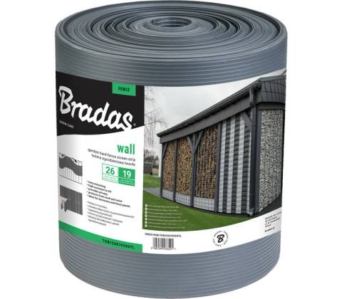 BRADAS Plotová páska GRAY SOLID 1200 - šedá
