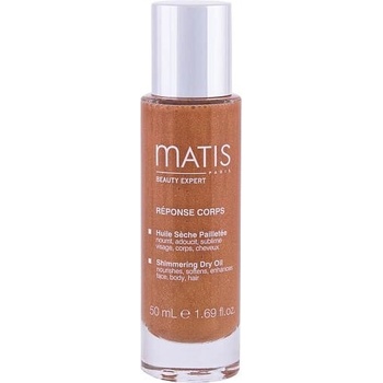 Matis Réponse Corps pečující třpytivý suchý olej pro vlasy Shimmering Dry Oil 50 ml