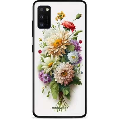 Pouzdro Mobiwear Glossy Samsung Galaxy A41 - G016G Luční kytice