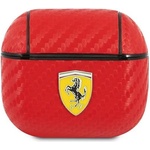 Ferrari Калъф Ferrari FESA3CARE On Track PU Carbon, за AirPods 3, червен (FER000515-0)