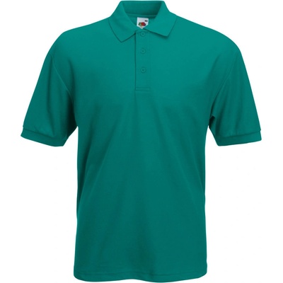Fruit of the Loom polokošile 65/35 Pique Polo krátký rukáv COT-16340227701 smaragdová