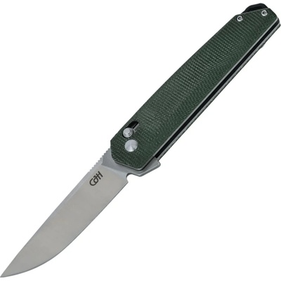 CJH one-hand knife, Micarta, green