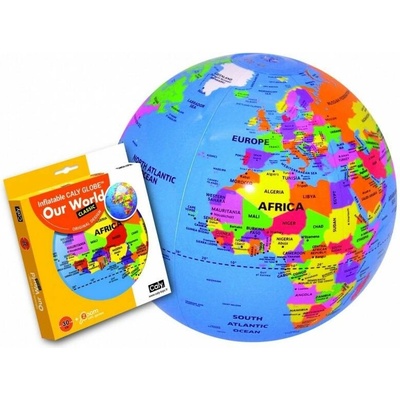 Nafukovací míč globus 30 cm Náš svět