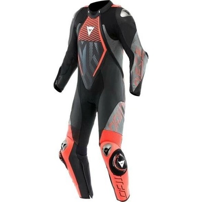 Jednodílná kombinéza Dainese AUDAX D-ZIP černá/červená