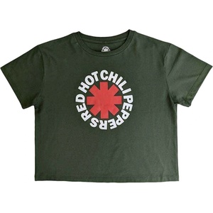 Red Hot Chili Peppers Classic Asterisk Crop Top Green M Дамски (RHCPCT01LGR02)